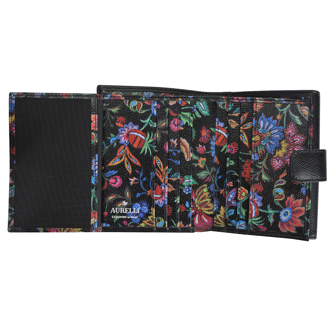 Женское кожаное портмоне Aurelli Alma fiore