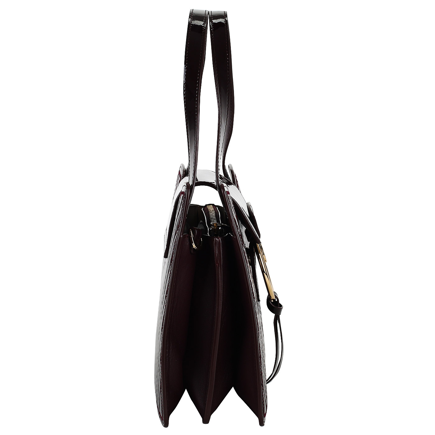 Лакированная кожаная сумка Valentino Orlandi Clarissa